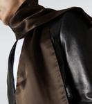 Шелковый шарф в горошек Tom Ford, Dark Chocolate - фото 3