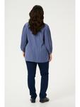 Блузка KAFFE curve, цвет blue indigo - фото 2