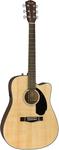 Акустическая гитара Fender CD-60SCE Solid Top Dreadnought Acoustic-Electric Guitar - Natural - фото 3