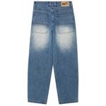 Джинсы Unisex MIND ERROR, потертые синие - фото 3