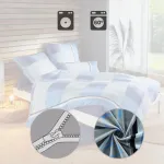 Постельное белье , синее, 1x 155x220 см + 1x 80x80 см Erwin Müller - фото 5