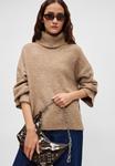 Джемпер Gina Tricot LONG SLEEVE SWEATER, New Camel/Camel - фото 6