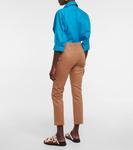 Укороченные прямые джинсы Le High Frame, Latte - фото 3