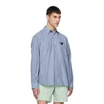 CDG Play Мужская синяя рубашка - фото 4