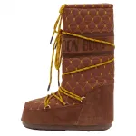 Icon Quilted Lace Up Snow Boots Moon Boot, коричневый - фото 3