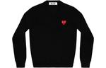 Свитер v-neck pullover red emblem 'black' Comme Des Garcons Play, черный - фото 2