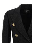 Твидовый пиджак BALMAIN, черный - фото 3