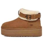 Угги (WMNS) UGG Ultra Mini Belted Roller Boot 'Chestnut' - фото