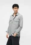 Рубашка-Куртка onsvenus Only & Sons, Light Grey Melange - фото 4