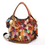 Кожаная сумка-трансформер из кожи павлина AmeriLeather AmeriLeather - фото 3