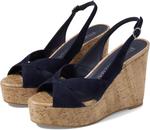 Сандалии Stuart Weitzman Carmen Wedge, цвет Nice Blue - фото