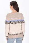 Джемпер usha Jumper, Beige Multicolor/Beige - фото 3