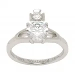 Vivienne Westwood Кольца с камнями для женщин Silver - фото 10