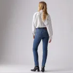 724 прямые женские джинсы с высокой посадкой Levi's, черный - фото 4