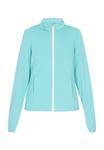 Толстовка с капюшоном на молнии hoona, бирюзовый - фото