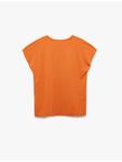 Футболка SS оранжевого цвета KOTON - фото 2