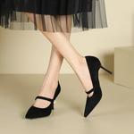 Туфли женские на высоком каблуке Zubumei, черный - фото 7