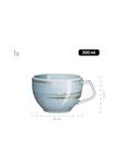 Набор кофейных чашек, фарфор Дерби MäSer, синий/белый/бежевый/серый - фото 5