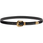 Valentino Ремень с пряжкой и логотипом, Black - фото