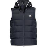 Жилет мужской морской синий Moncler - фото