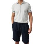 Брюки-шорты до колена на шнурке Brunello Cucinelli, темно-синий - фото 2