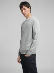 Хлопковый пуловер с вышивкой R Replay, цвет Melange Gray - фото 2