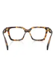 Очки в квадратной оправе Prada, коричневый - фото