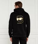 Толстовка Karl Lagerfeld Regular Fit с логотипом, черный / золотой - фото 3