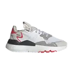 Кроссовки Adidas Nite Jogger J 'White Shock Red', белый - фото