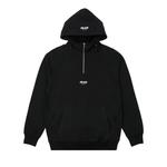 Толстовка Palace 1/4 Zip Cotton Panel, Black - фото