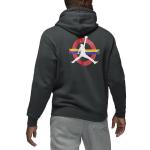 Толстовка Air Jordan Zone 23 Hoodie 'Black', черный - фото 3