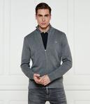 Кардиган мужской Gant на молнии, серый - фото