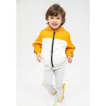 Куртка демисезонная WITH HOOD MINOTI, цвет yellow/white - фото