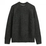 Свитер Superdry Chunky Raglan, черный - фото