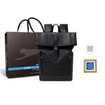 Slazenger PU Soft Leather рюкзак унисекс Diamond Plaid Black/Black/Gray - фото 9