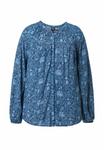 Блуза Ulla Popken Blouse, Ink Blue/Blue - фото 6