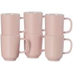 Набор кофейных кружек jasper, 6 шт. Ritzenhoff, розовый - фото