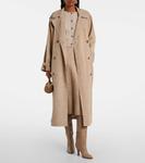 Замшевое тренч Yves Salomon, Sandstorm - фото 2