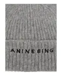 Шерстяная шапка Anine Bing, серый - фото 4