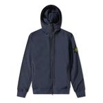 Куртка soft shell-r hooded jacket 'navy' Stone Island, синий - фото