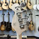 Бас-гитара Squier Paranormal Rascal HH Metallic Black с металлической окраской грифа в тон корпуса - фото 8