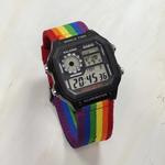 Унисекс молодежные черные часы CASIO - фото 4