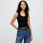 Женский топ GAP, синий - фото 9