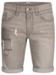 Джинсовые шорты INDICODE JEANS Regular Jeans Roberts, серый деним - фото