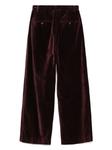 Ziggy Chen бархатные брюки, красный - фото 2