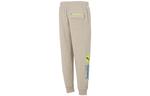 Брюки trend graphic logo pants 'beige' Puma, бежевый - фото 2