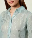 Рубашка Regular fit Armani Exchange, зеленый - фото 4