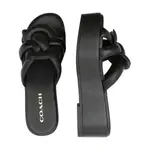 Кожаные тапочки Everette Coach, черный - фото 3