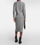 Топ из джерси Vince, серый - фото 3