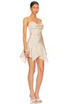 Платье мини габриэль More To Come, бежевый - фото 2